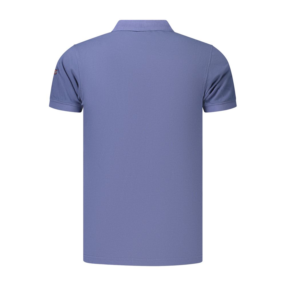 Norway 1963 Blue Cotton Mens Polo | Regal Royce