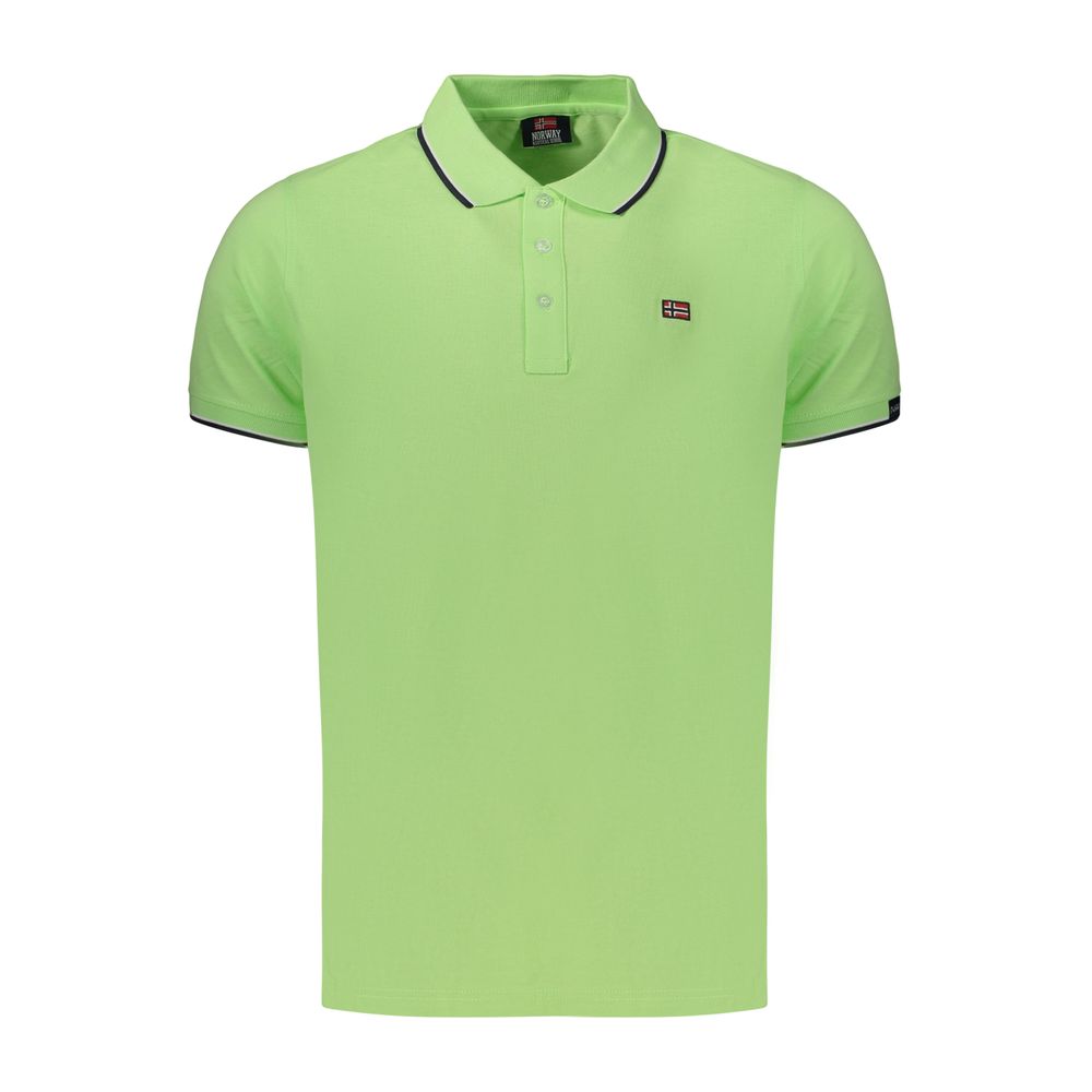 Norway 1963 Verde Cotton Men's Polo | Regal Royce