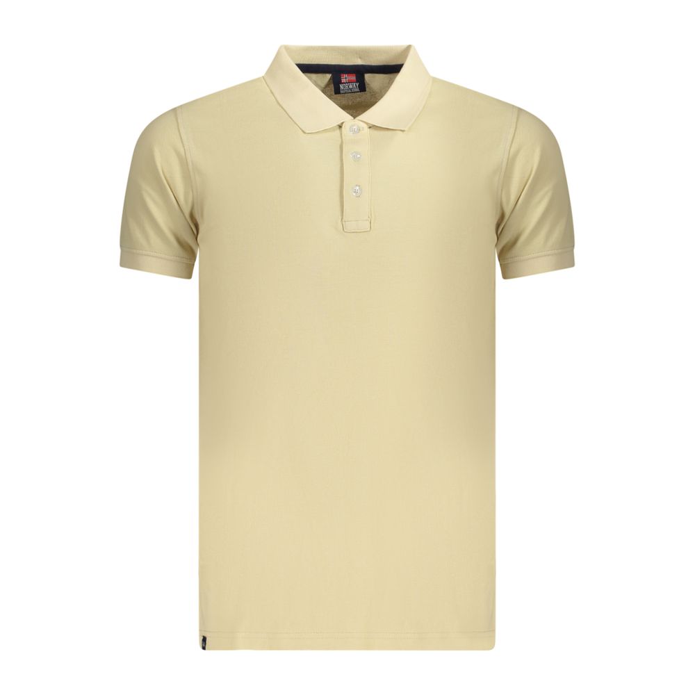 Norway 1963 Beige Cotton Men's Polo | Regal Royce