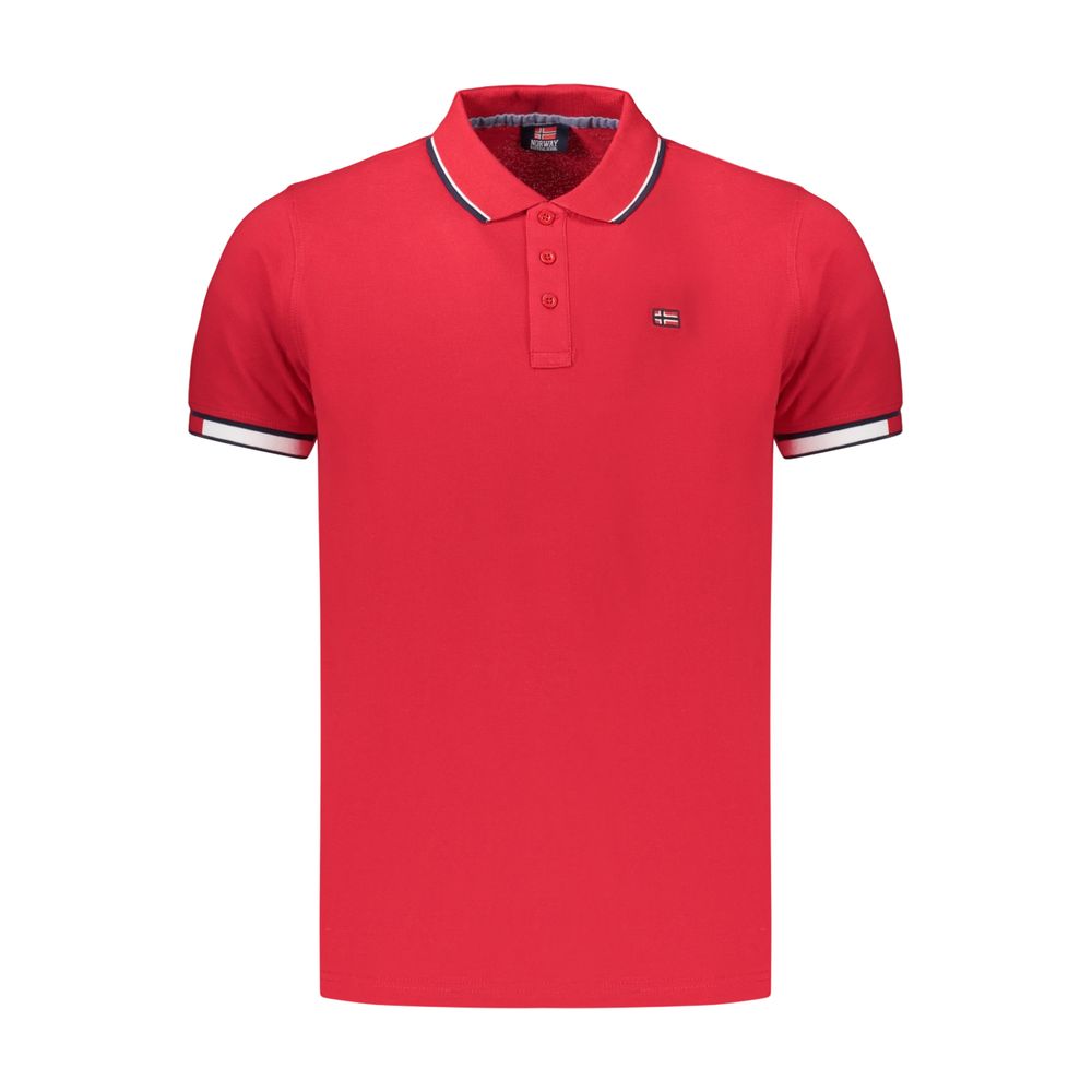 Norway 1963 Rosso Cotton Men's Polo | Regal Royce