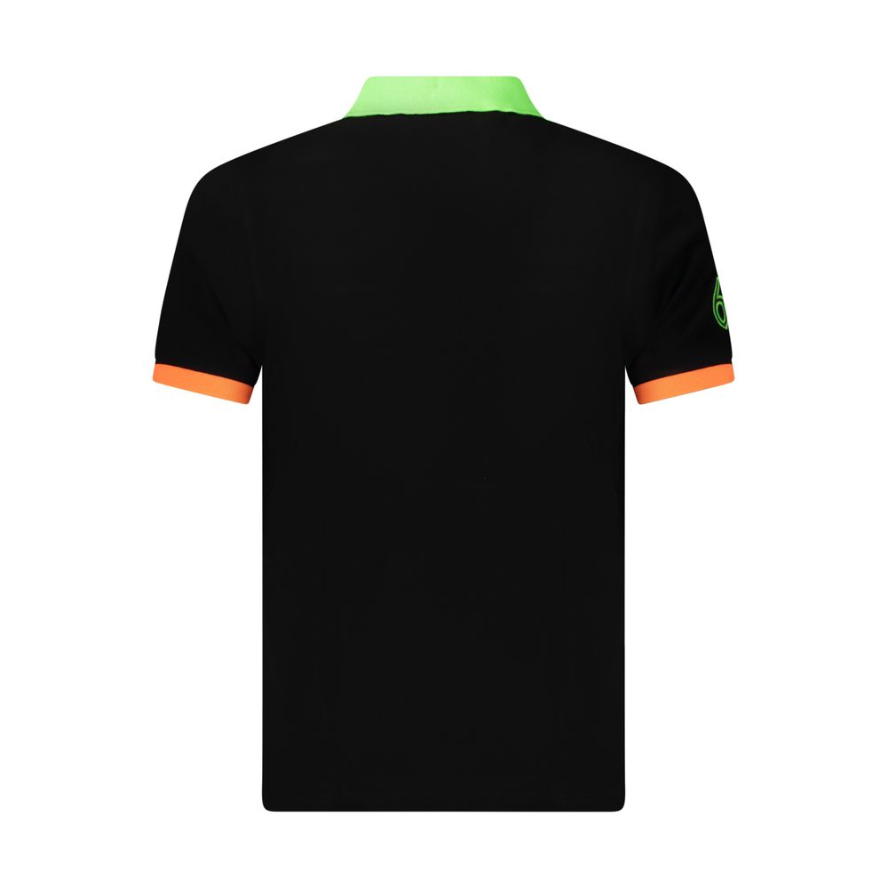 Norway 1963 Black Cotton Men's Polo Shirt | Regal Royce