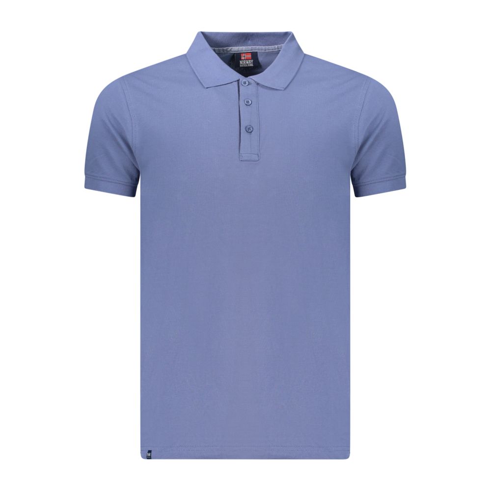 Norway 1963 Blue Cotton Men's Polo Shirt | Regal Royce