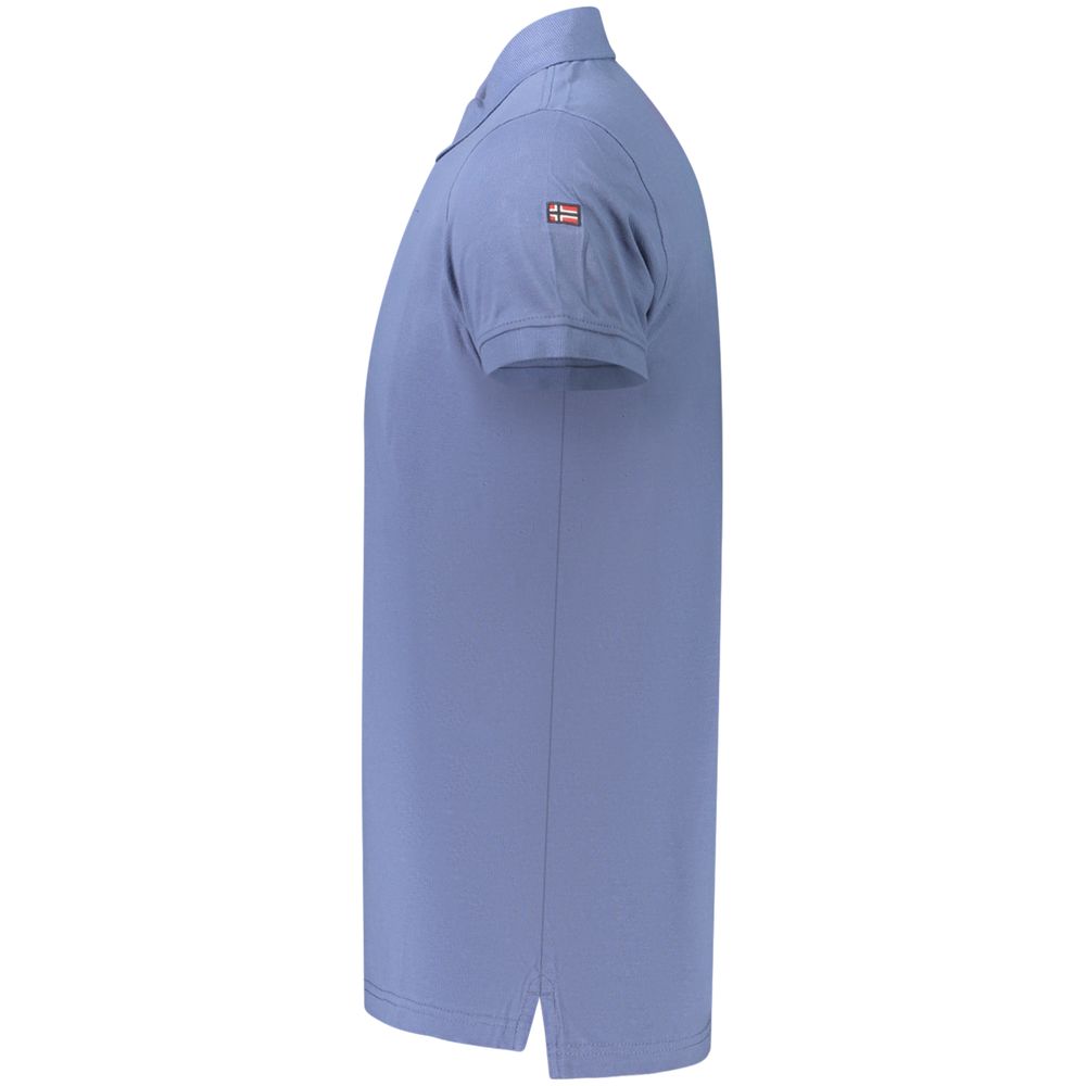 Norway 1963 Blue Cotton Men's Polo Shirt | Regal Royce
