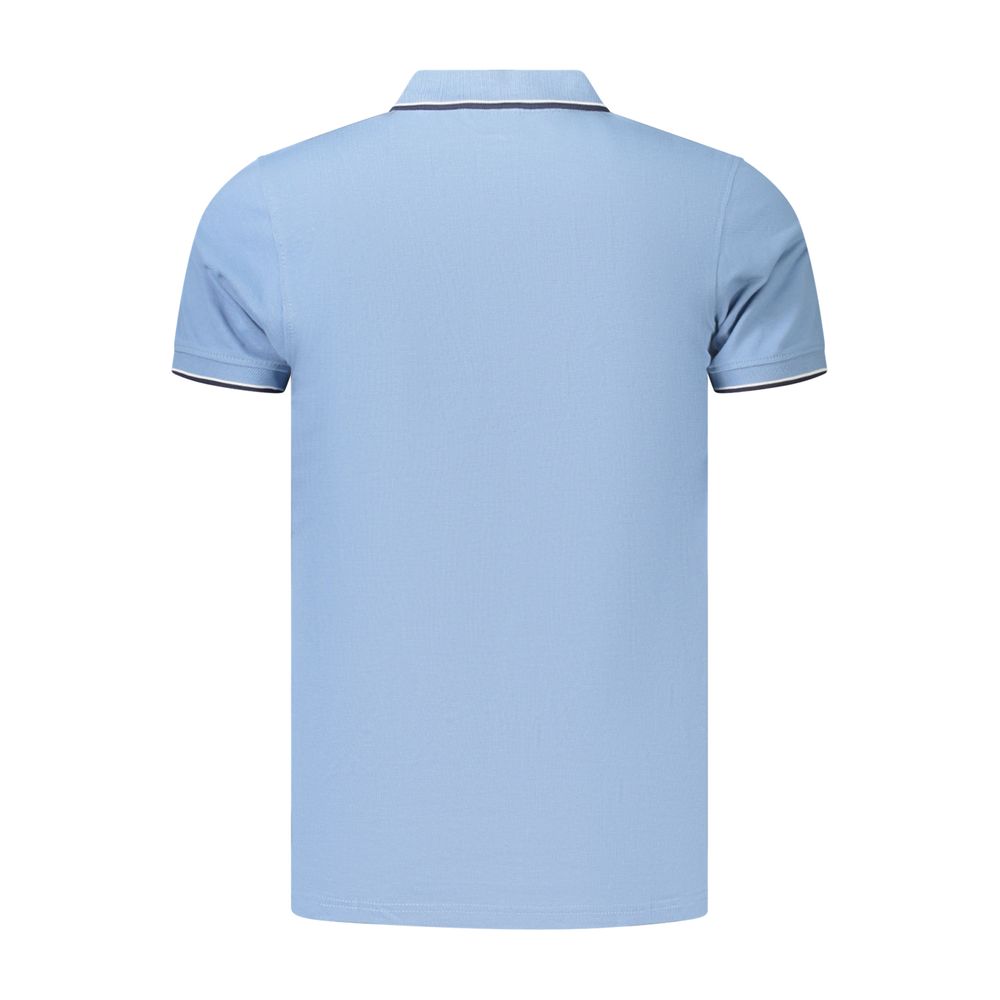 Norway 1963 Azzurro Cotton Mens Polo | Regal Royce