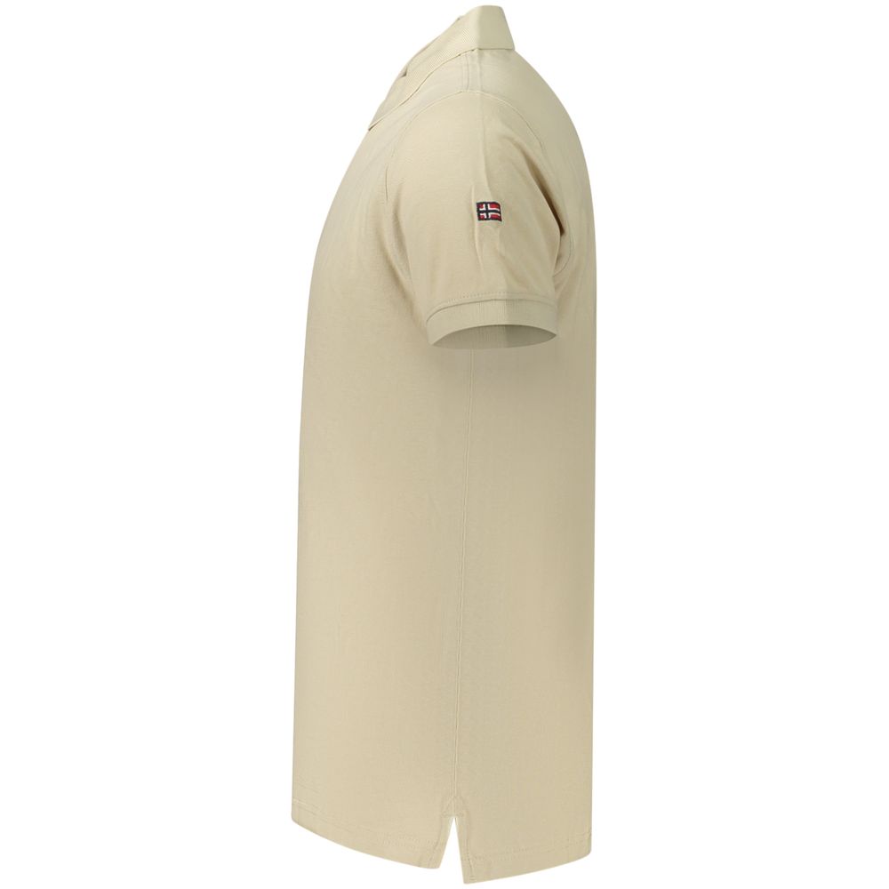 Norway 1963 Beige Cotton Men's Polo | Regal Royce