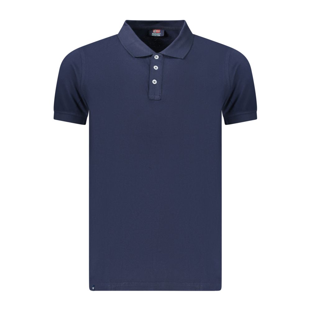 Norway 1963 Blue Cotton Men's Polo | Regal Royce