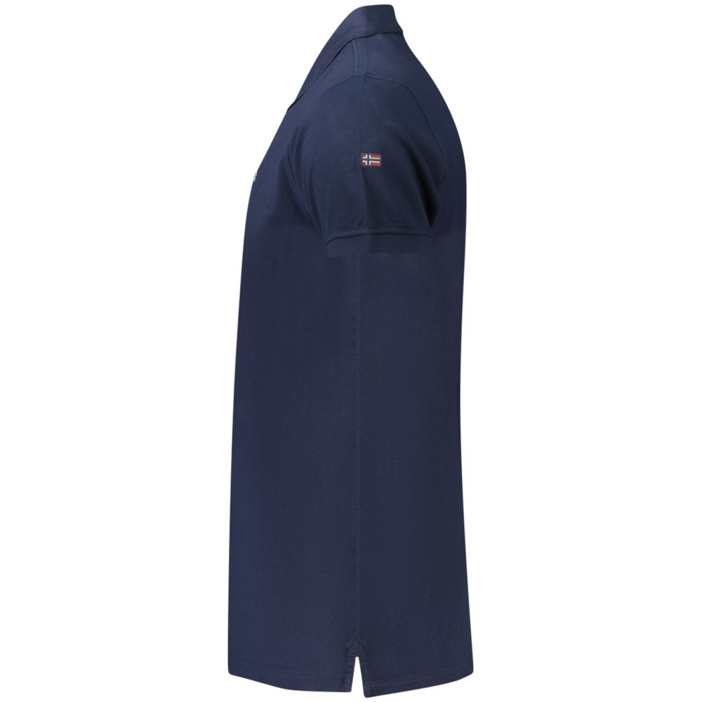 Norway 1963 Blue Cotton Men's Polo | Regal Royce