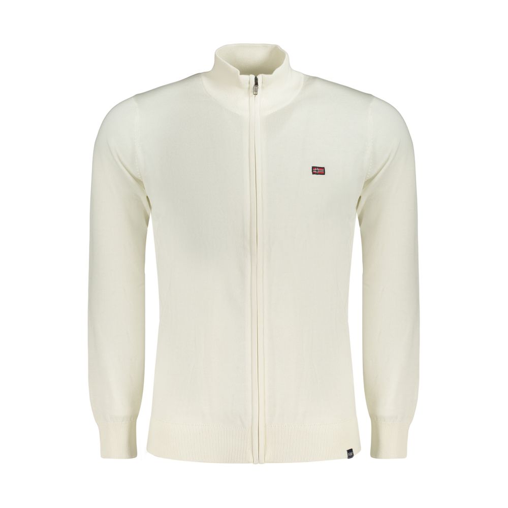 Norway 1963 White Cotton Men's Sweater | Regal Royce