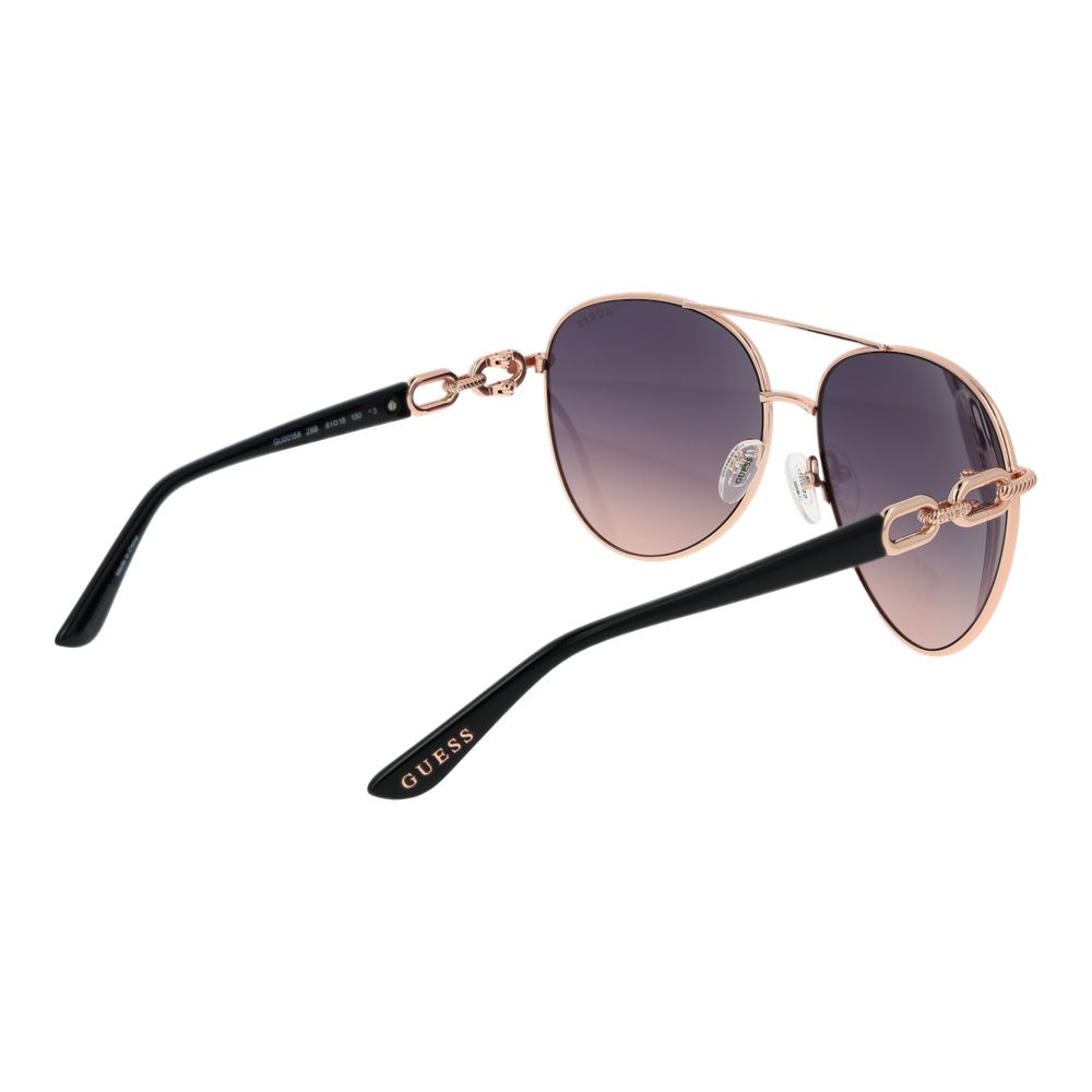 Guess Rose Gold Metal Sunglasses | Regal Royce