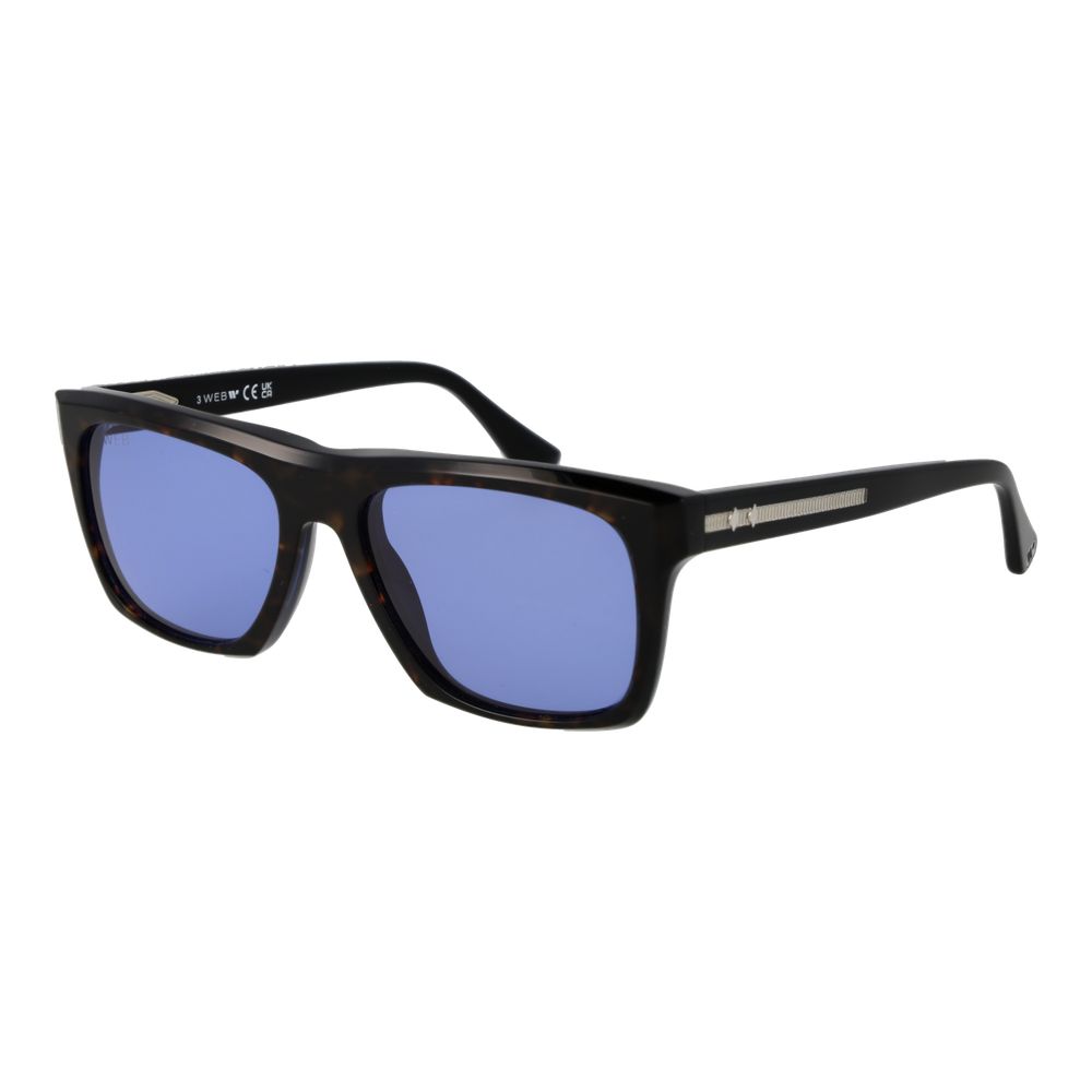 Web Brown Acetate Sunglasses | Regal Royce