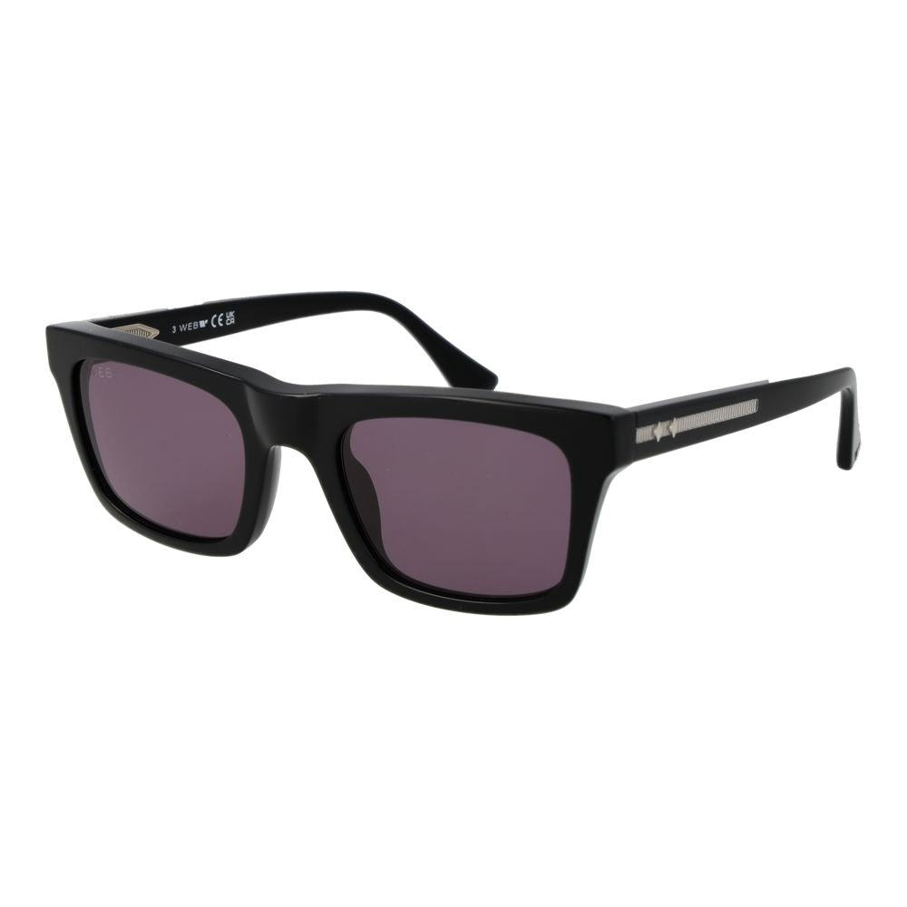 Web Black Acetate Sunglasses | Regal Royce