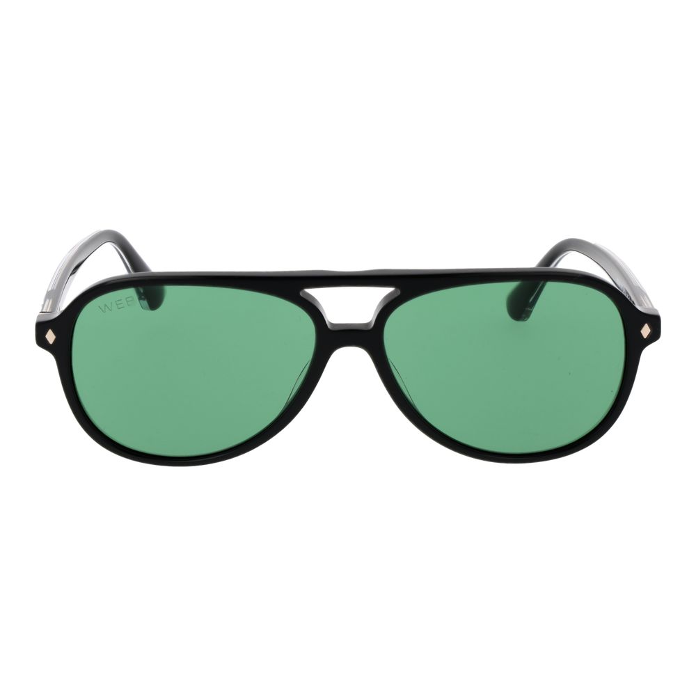 Web Black Acetate Sunglasses | Regal Royce