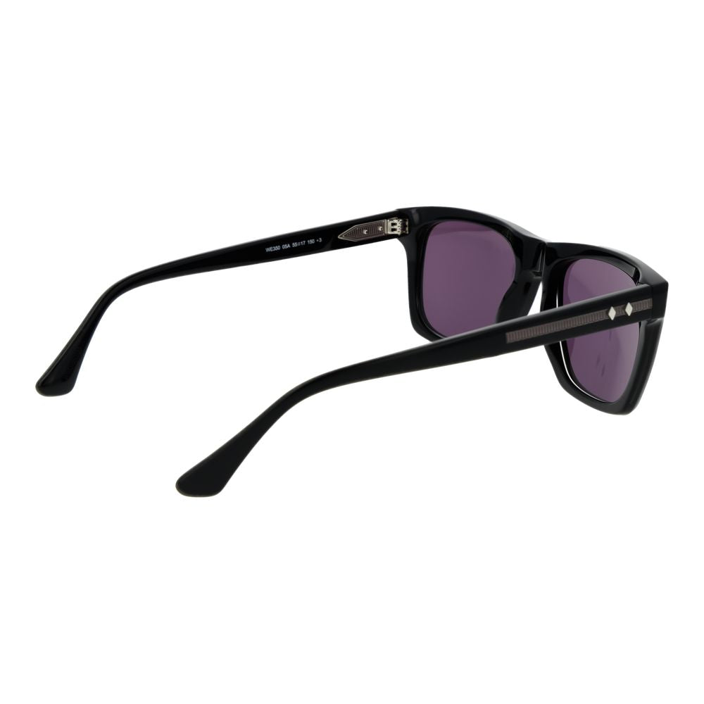 Web Black Acetate Sunglasses | Regal Royce