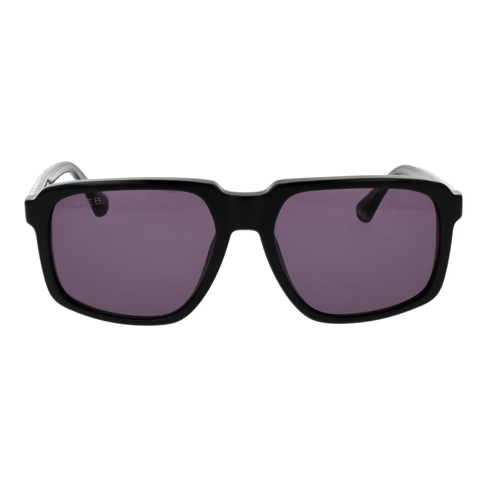 Web Black Acetate Sunglasses | Regal Royce