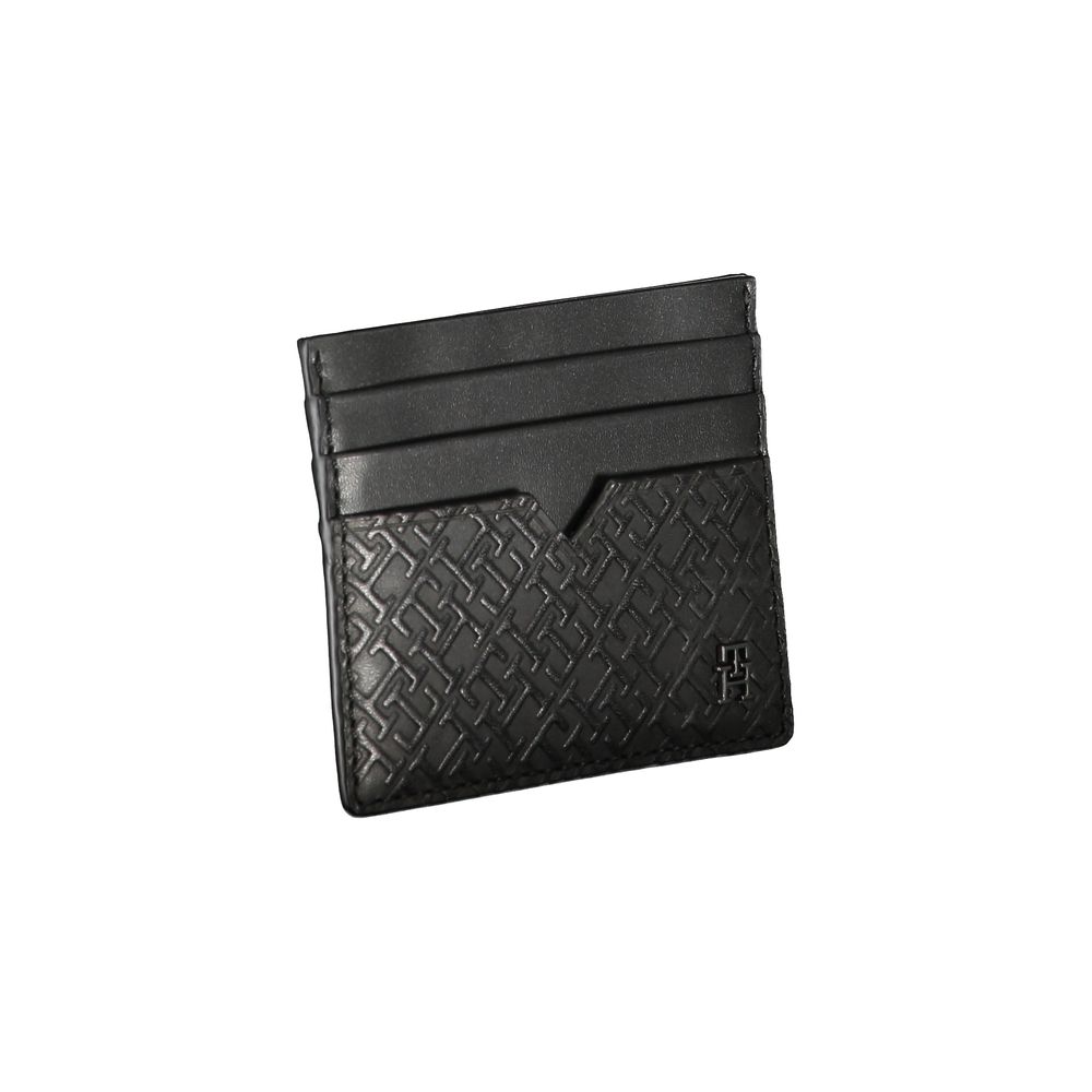 Tommy Hilfiger Black Leather Men's Wallet | Regal Royce