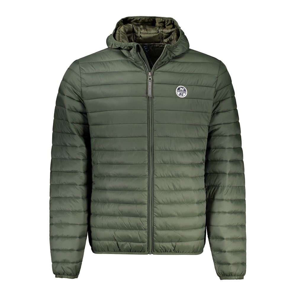 North Sails Green Polyamide Men Jacket | Regal Royce