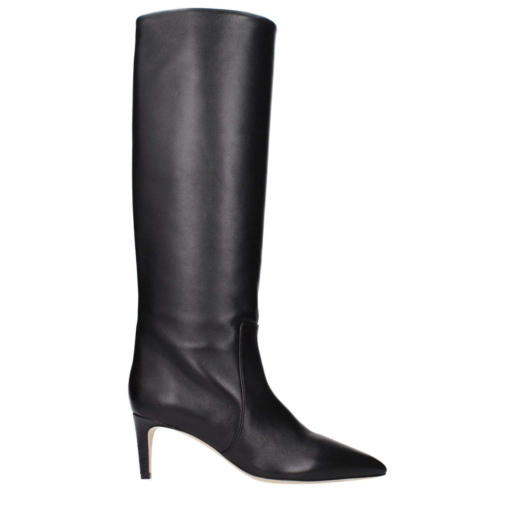 Paris Texas Black Leather Ankle Boots | Regal Royce