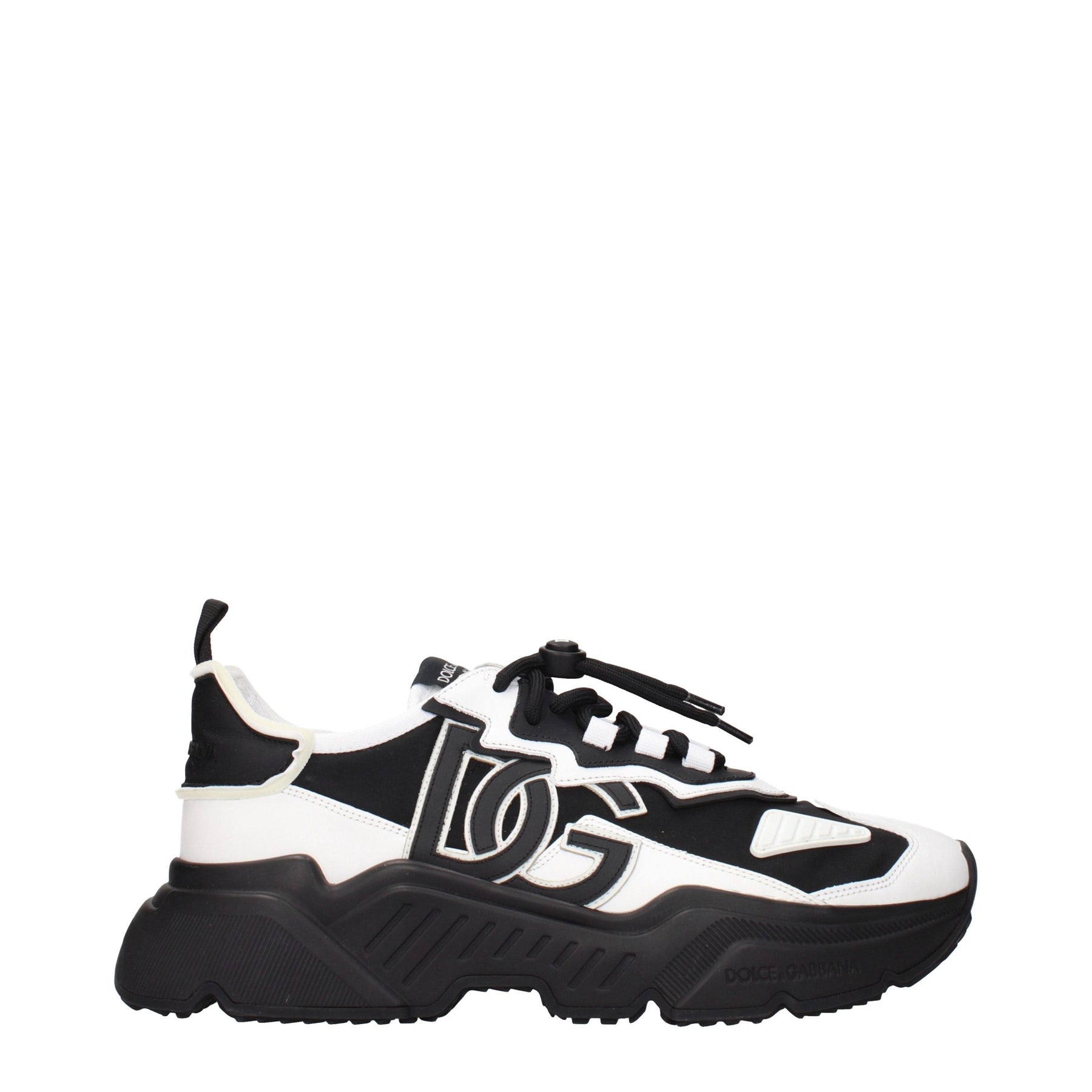 Dolce & Gabbana White Leather Chunky Sneakers | Regal Royce