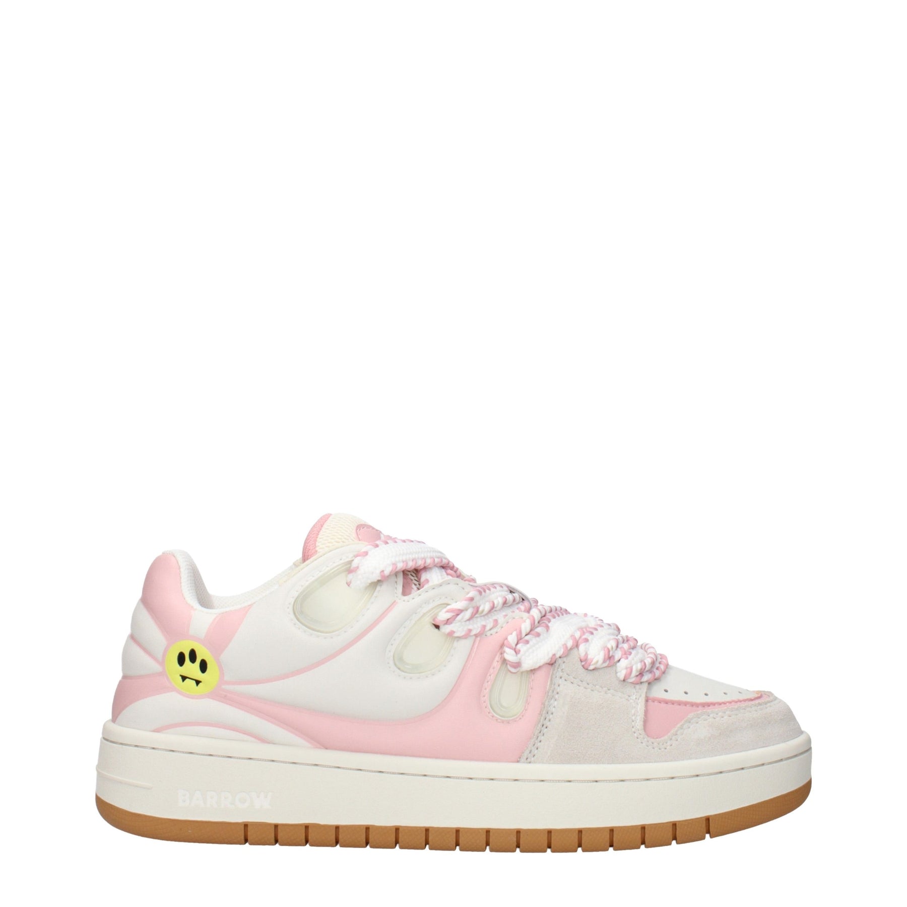 Barrow White Leather Low Top Sneakers | Regal Royce