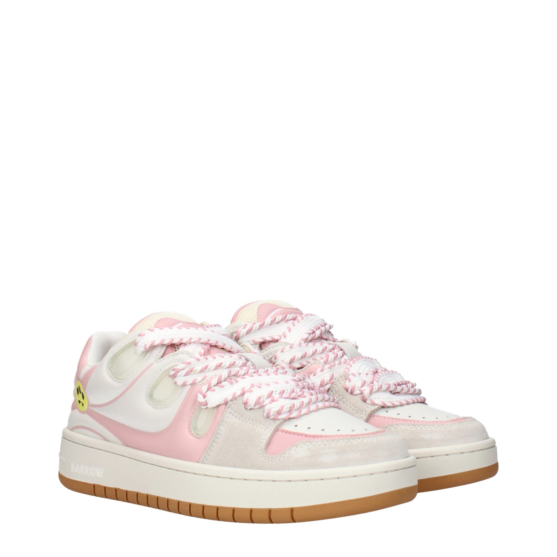 Barrow White Leather Low Top Sneakers | Regal Royce