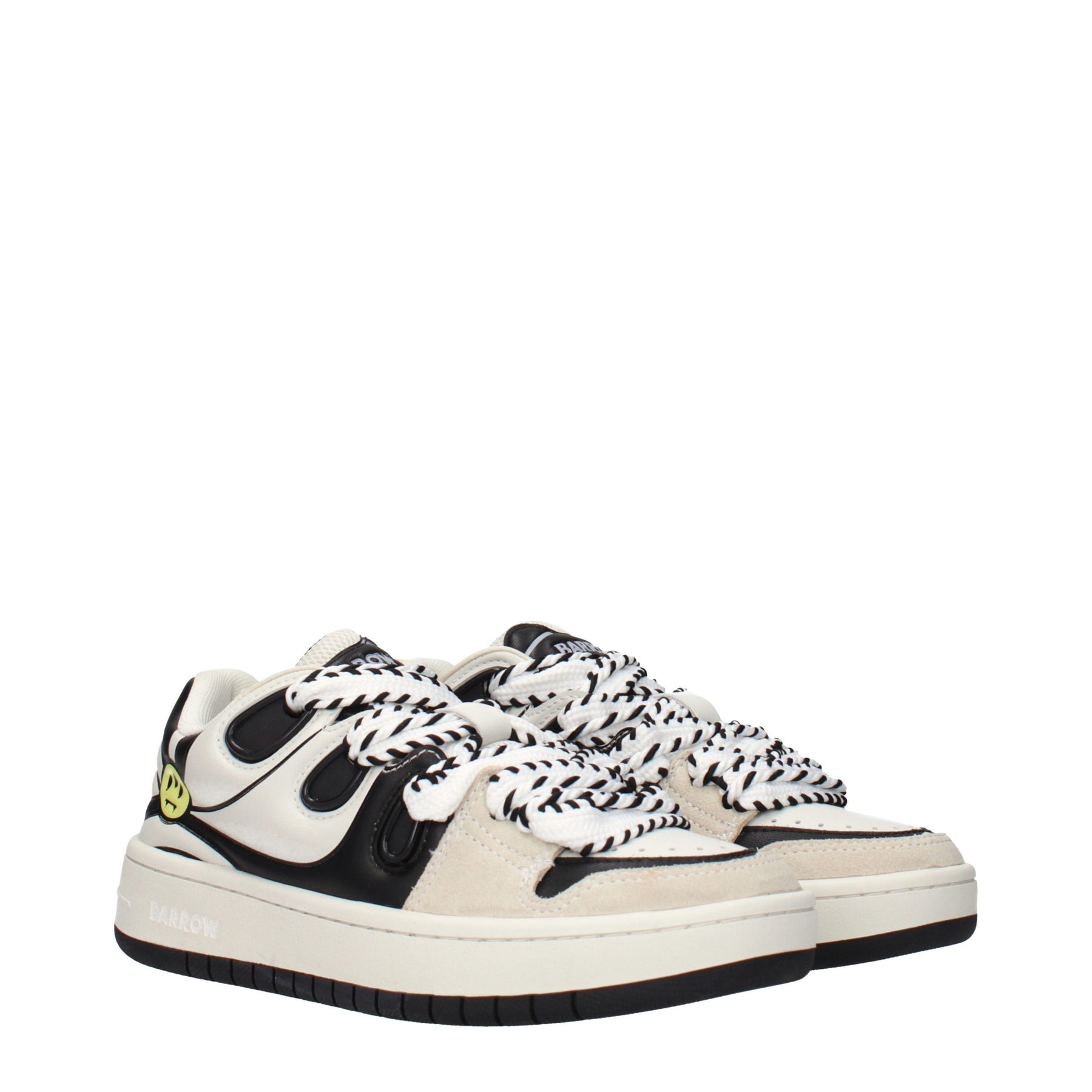 Barrow Beige Leather Sneakers | Regal Royce
