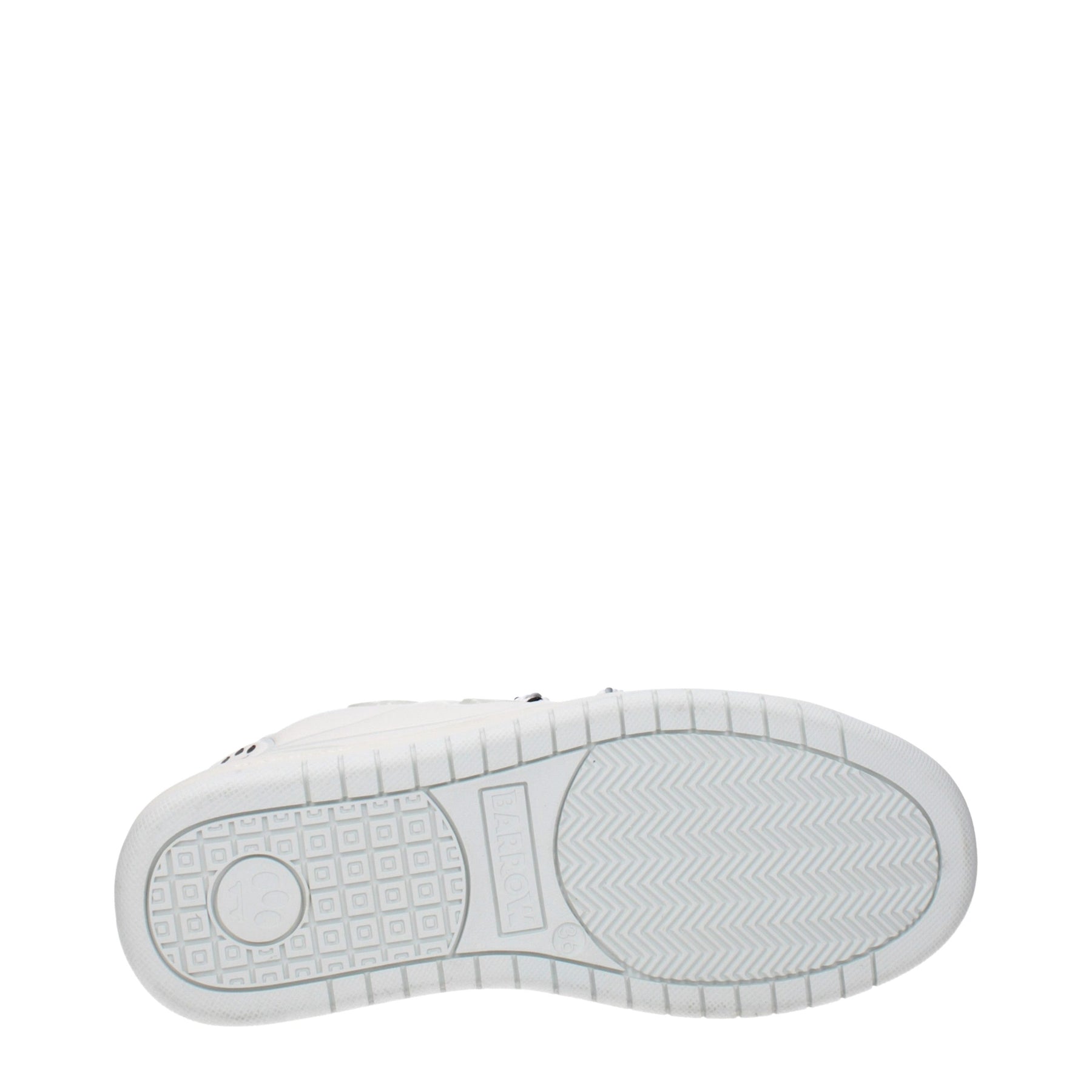 Barrow White Leather Low Top Sneakers | Regal Royce