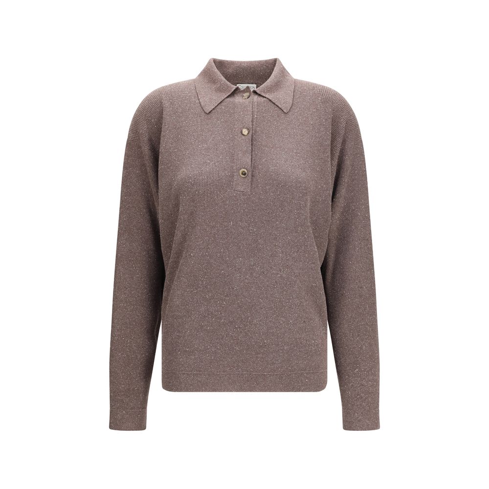 Calvin Klein Brown Silk Sweatshirt | Regal Royce
