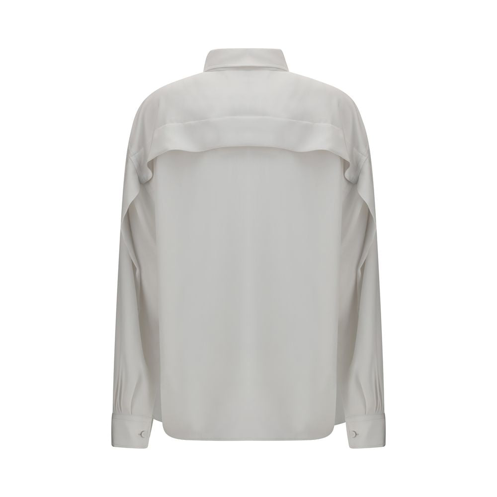 Calvin Klein White Silk Dress Shirt | Regal Royce