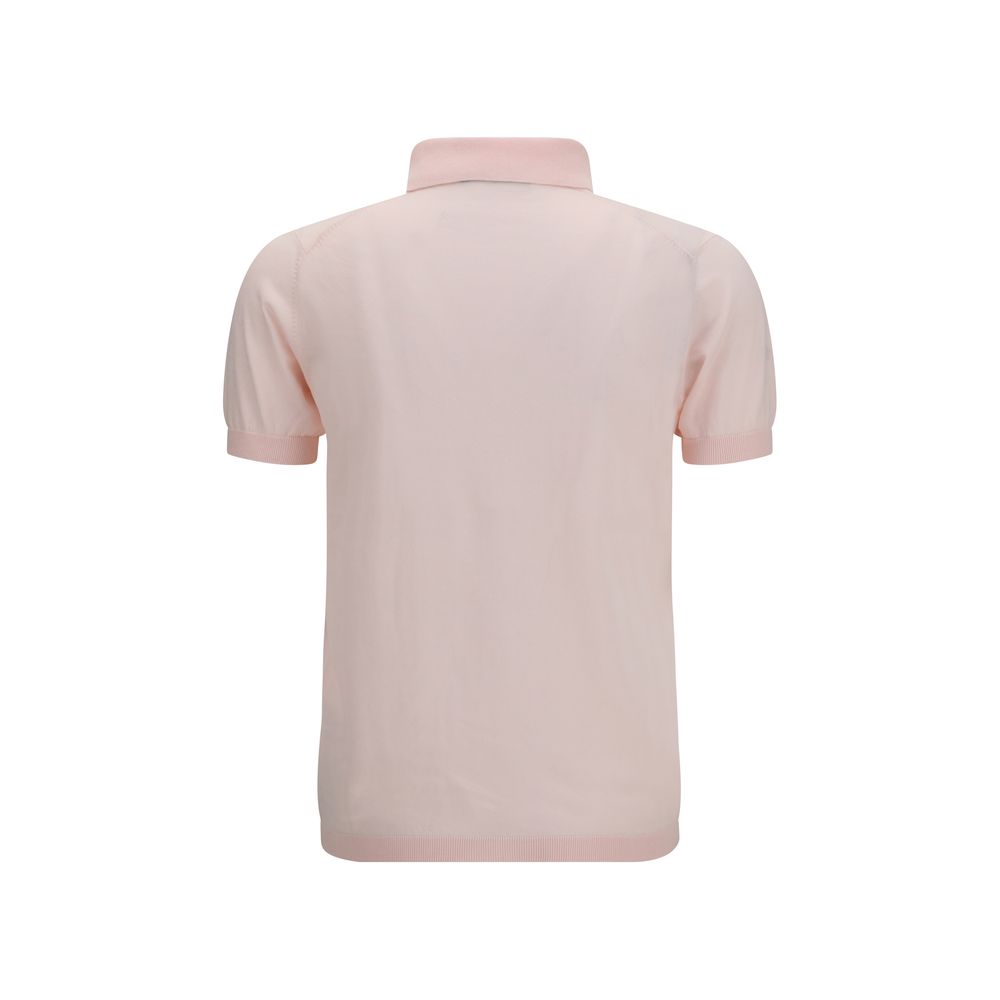 Aragona Cashmere Multicolor Cotton Polo Shirt | Regal Royce