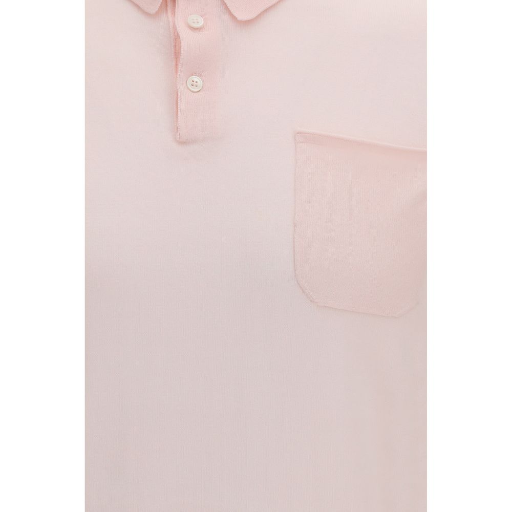 Aragona Cashmere Multicolor Cotton Polo Shirt | Regal Royce