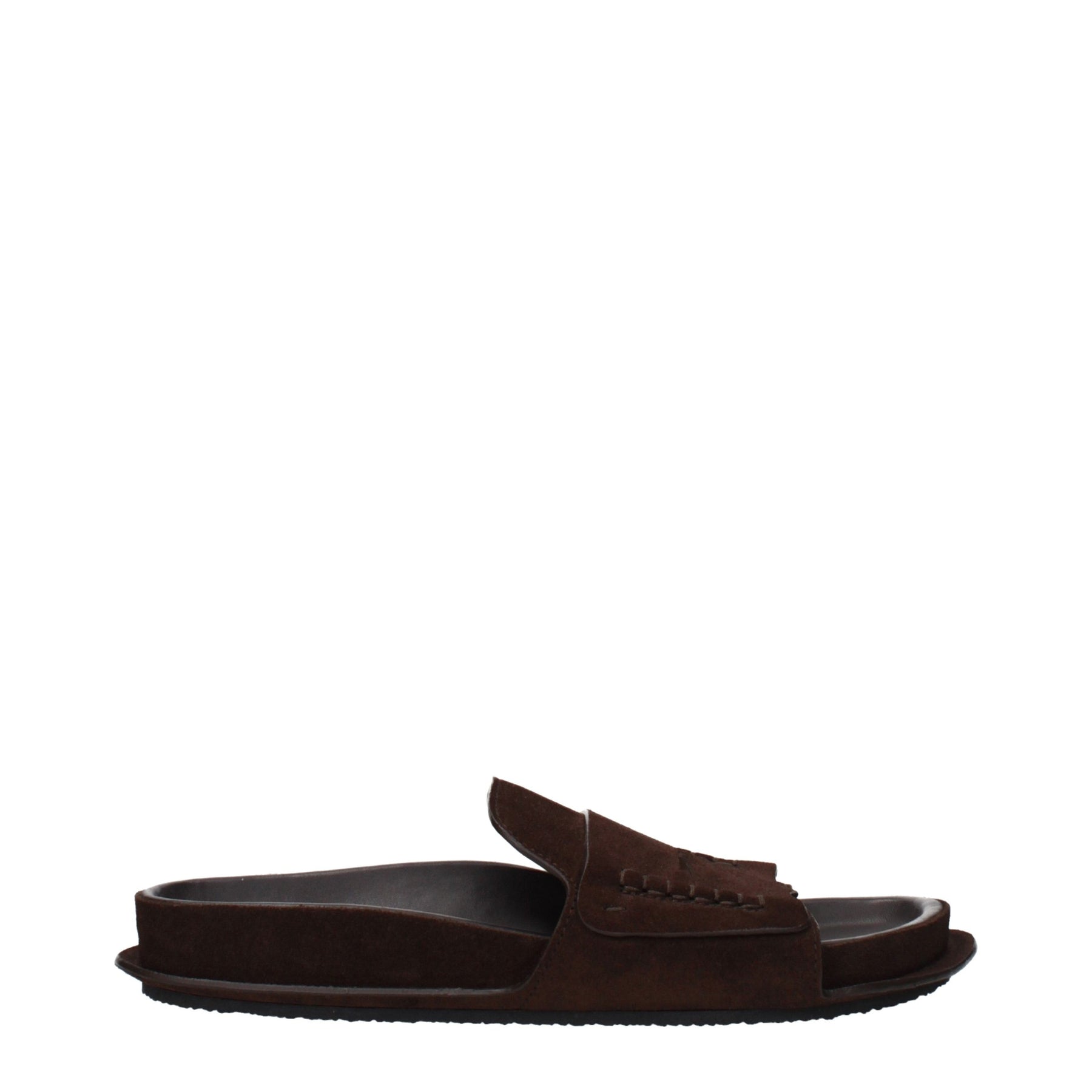 Jacquemus Brown Leather Slippers | Regal Royce