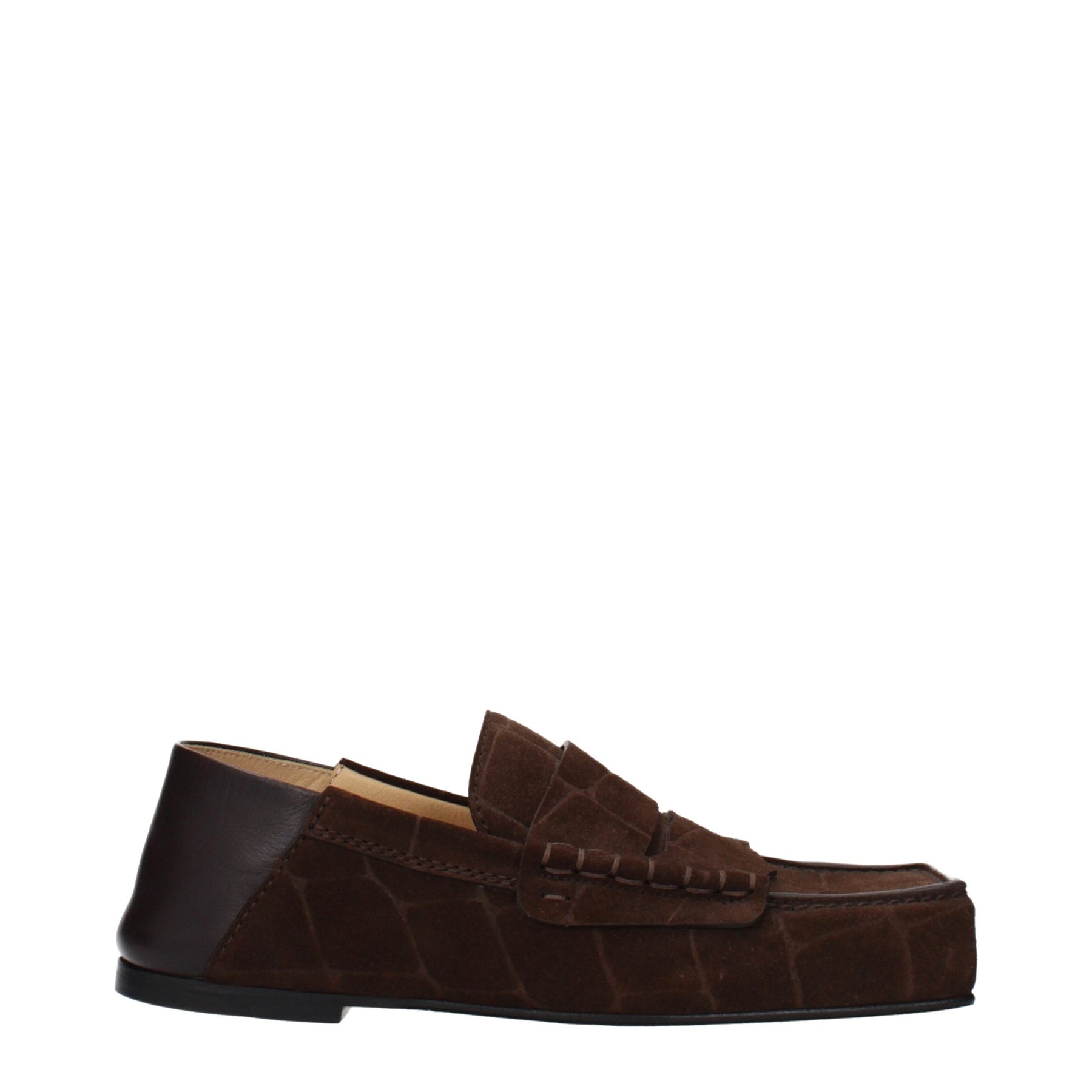 Jacquemus Brown Leather Slip-On Loafers | Regal Royce