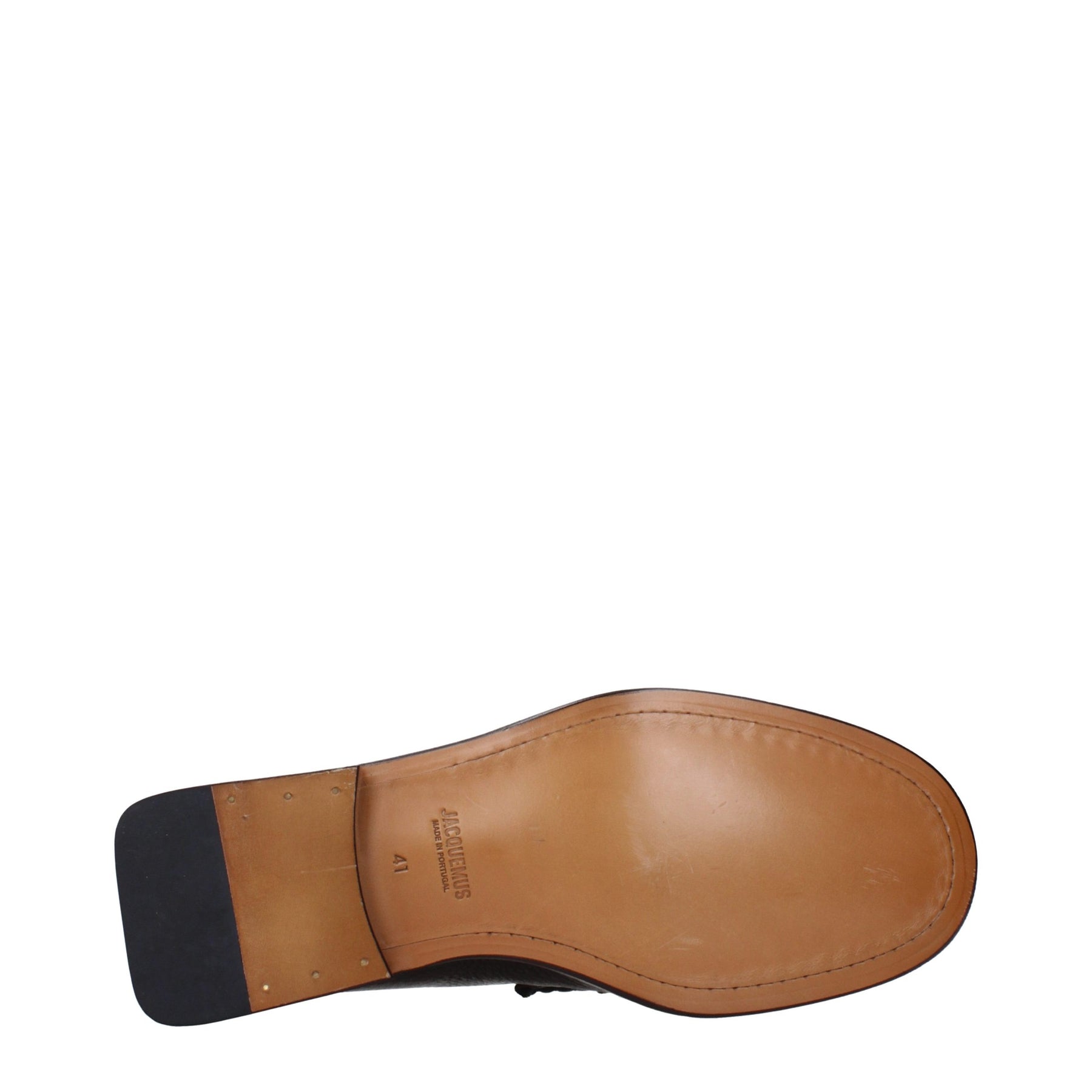 Jacquemus Brown Leather Slip-On Loafers | Regal Royce