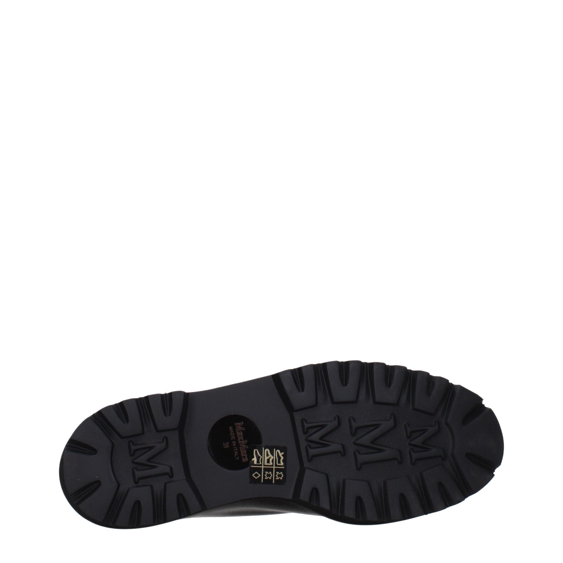 Max Mara Black Leather Oxfords And Derbies | Regal Royce