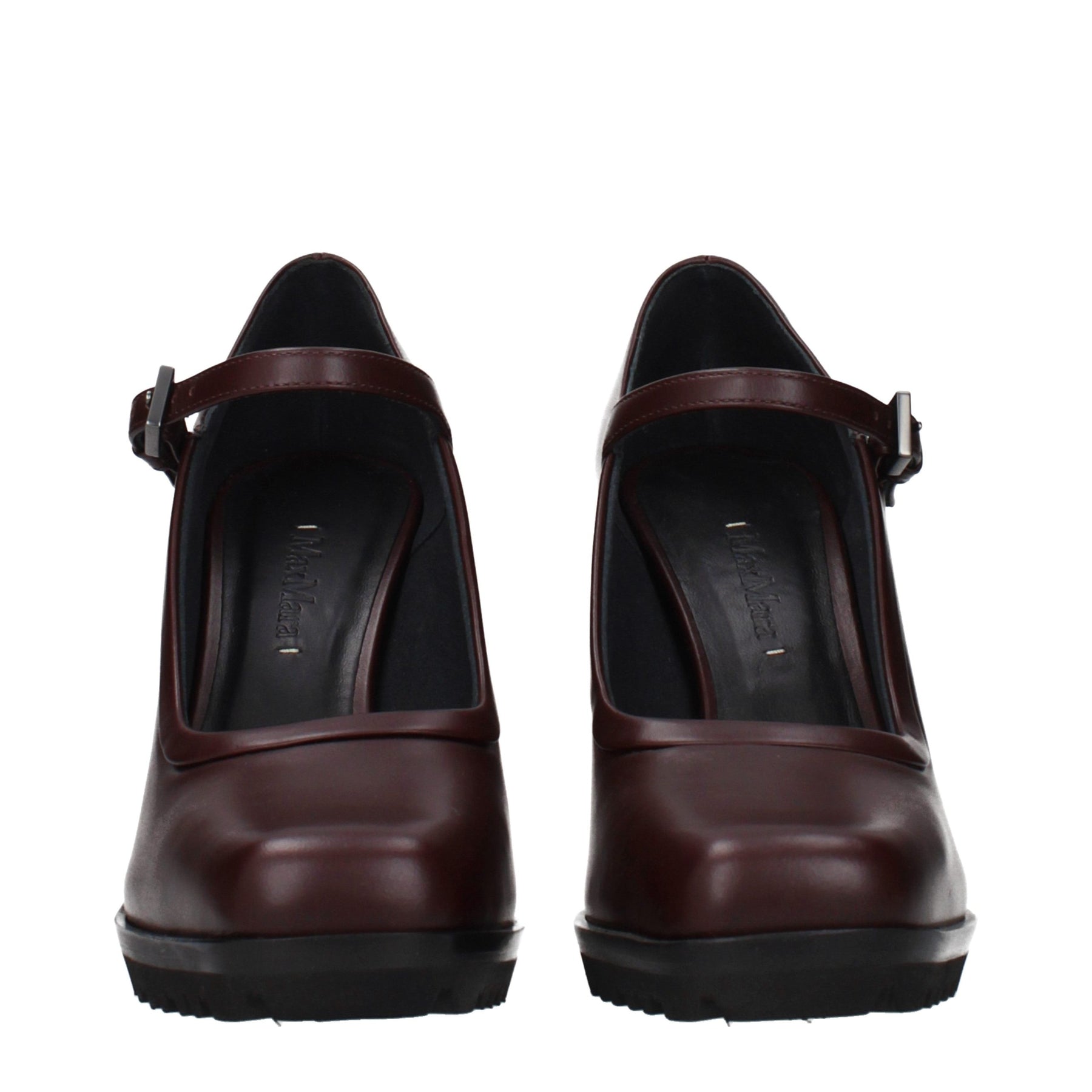 Max Mara Brown Leather High Heel Pumps | Regal Royce