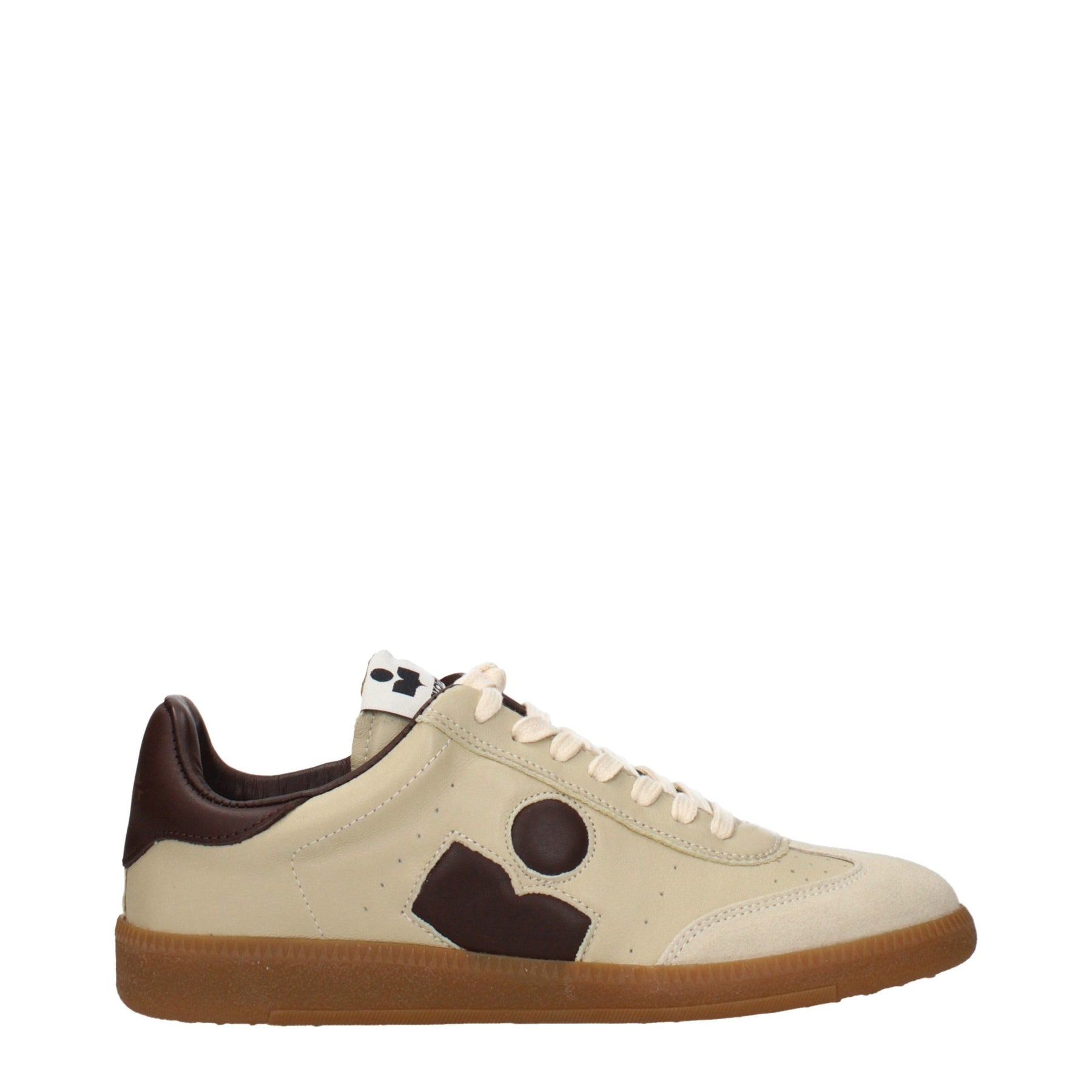 Isabel Marant Beige Leather Low Top Sneakers | Regal Royce
