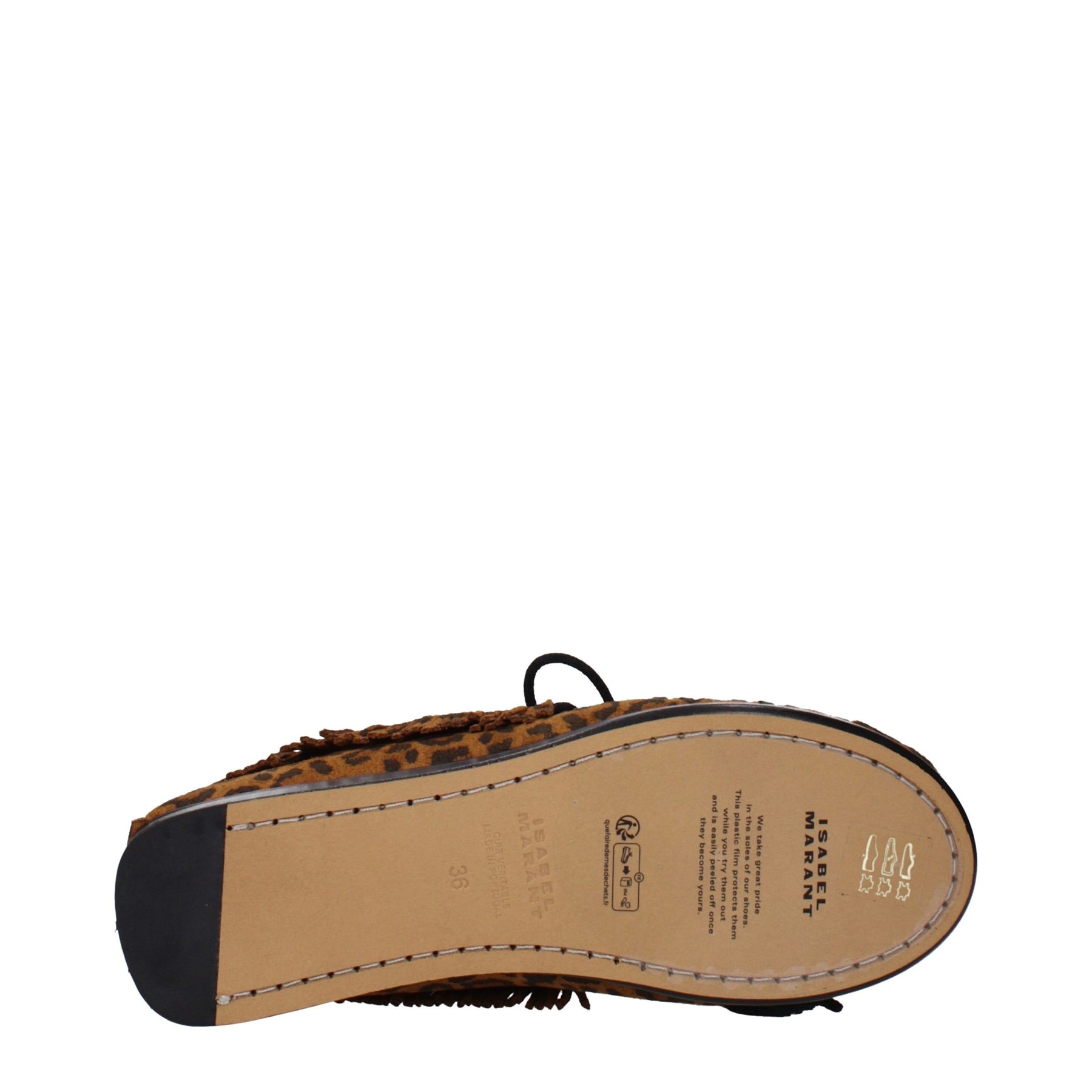 Isabel Marant Brown Leather Slip-On Loafers | Regal Royce