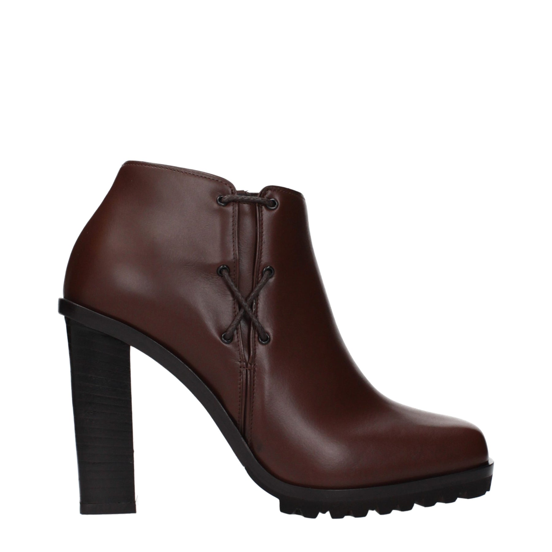 Max Mara Brown Leather Ankle Boots | Regal Royce