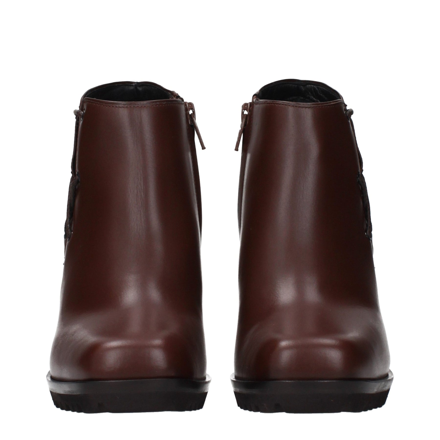 Max Mara Brown Leather Ankle Boots | Regal Royce