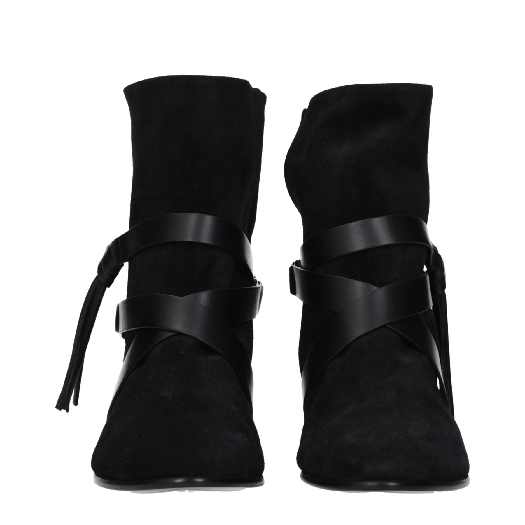 Isabel Marant Black Leather Ankle Boots | Regal Royce