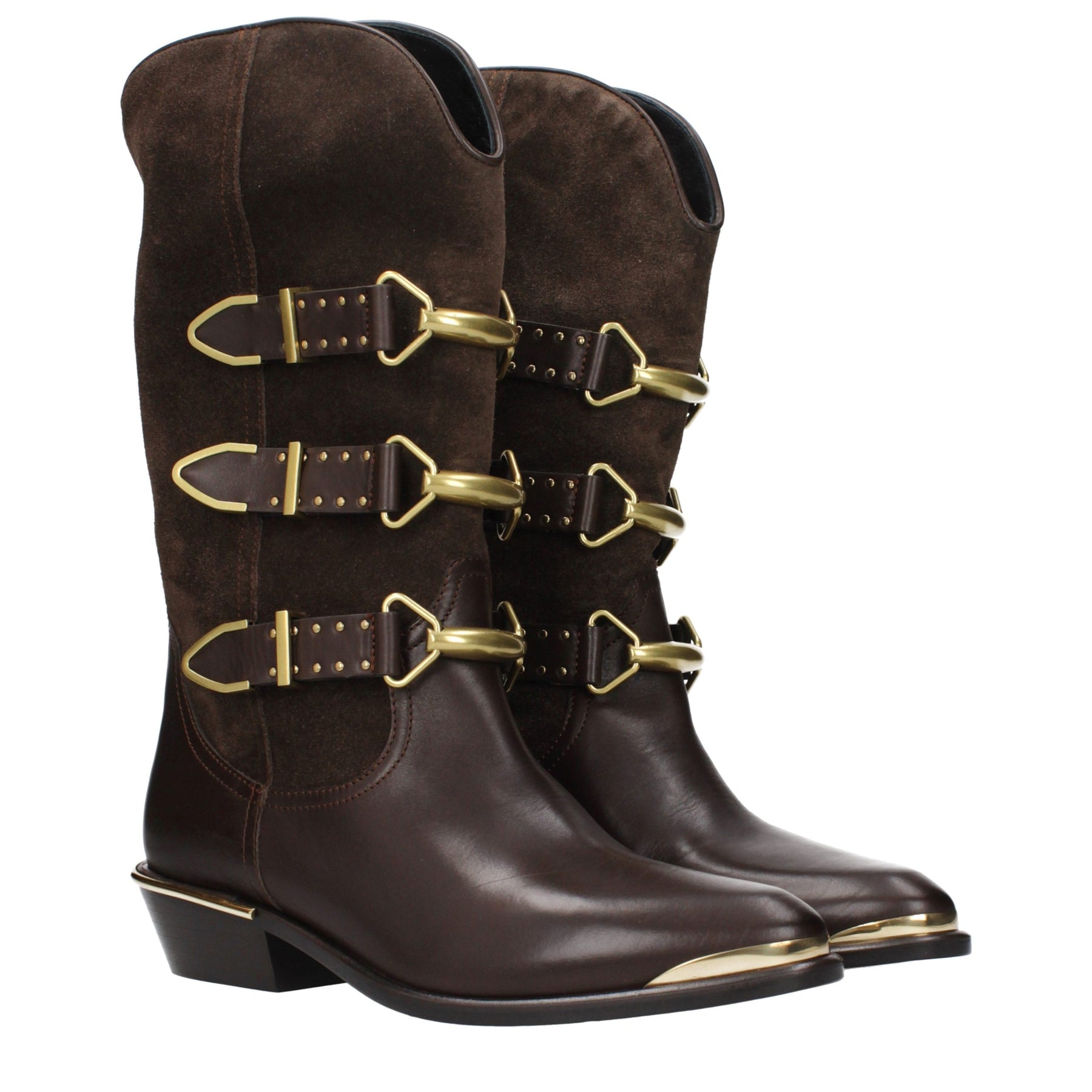 Isabel Marant Brown Leather Ankle Boots | Regal Royce