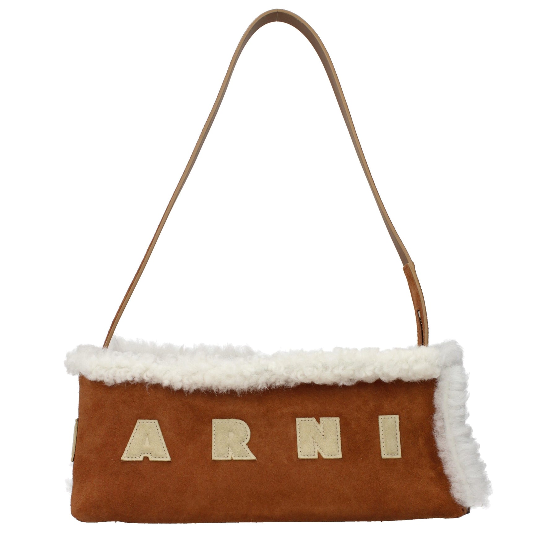 Marni Brown Leather Shoulder Bag | Regal Royce