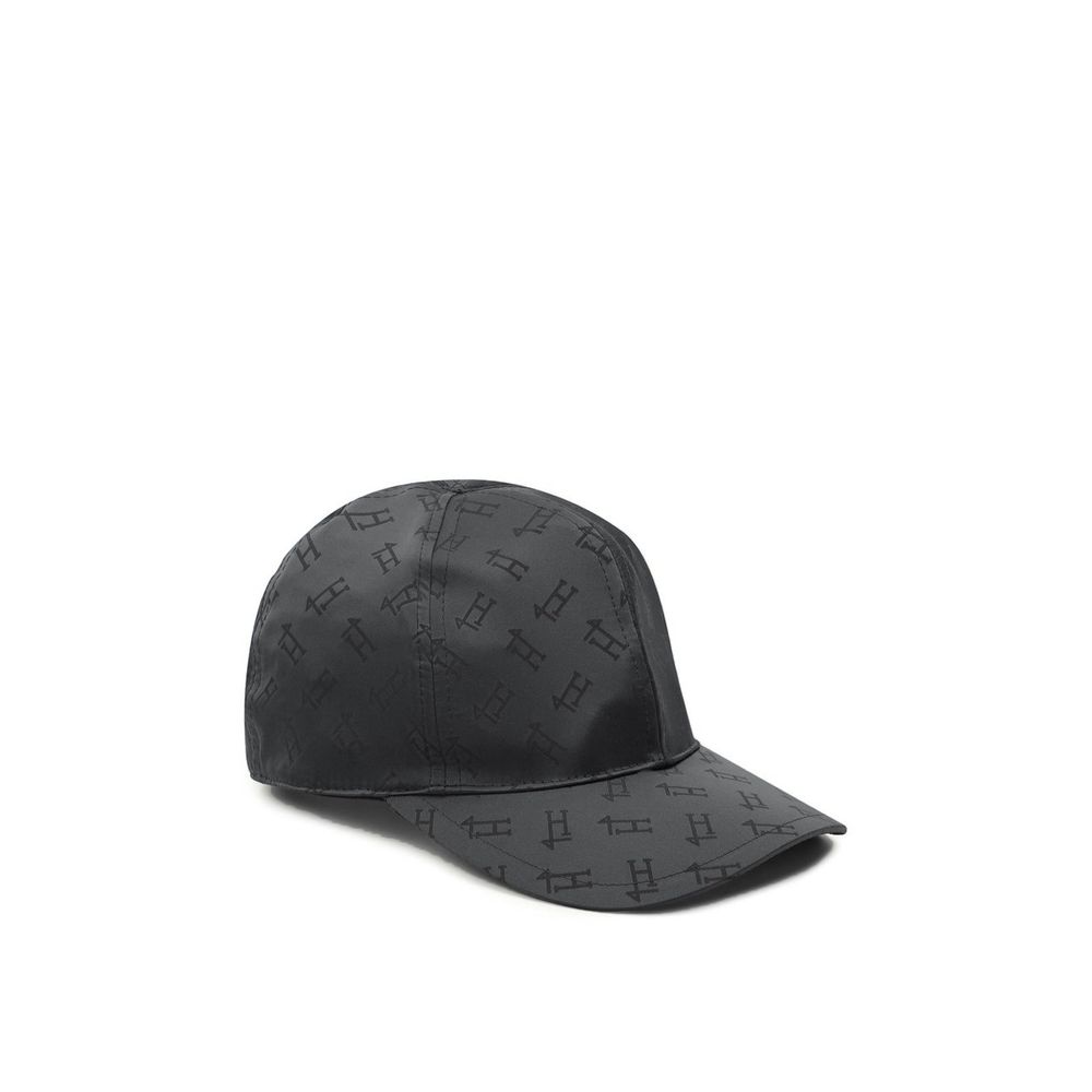Herno Black Polyamide Cap (Baseball Hat) | Regal Royce