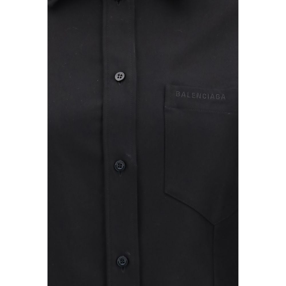 Balenciaga Black Cotton Shirt | Regal Royce