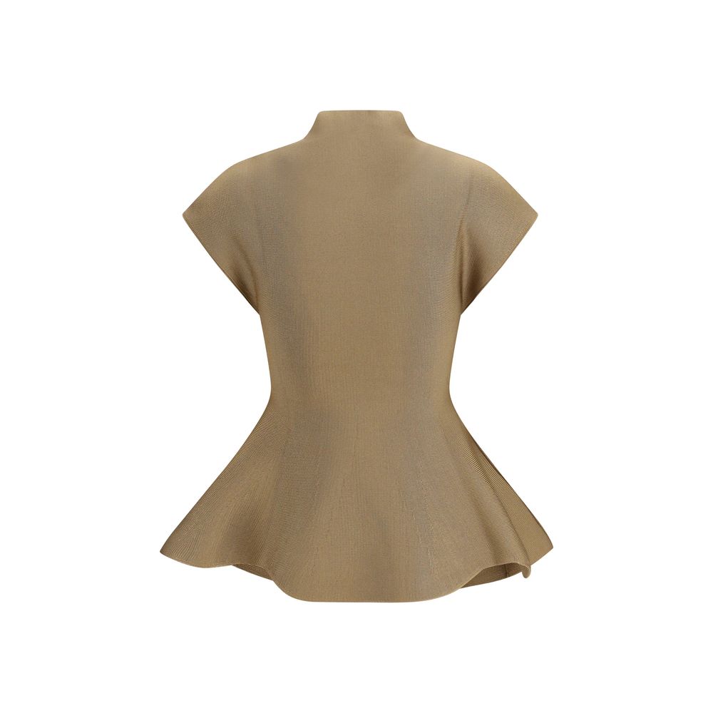 Khaite Beige Viscose Blouse | Regal Royce