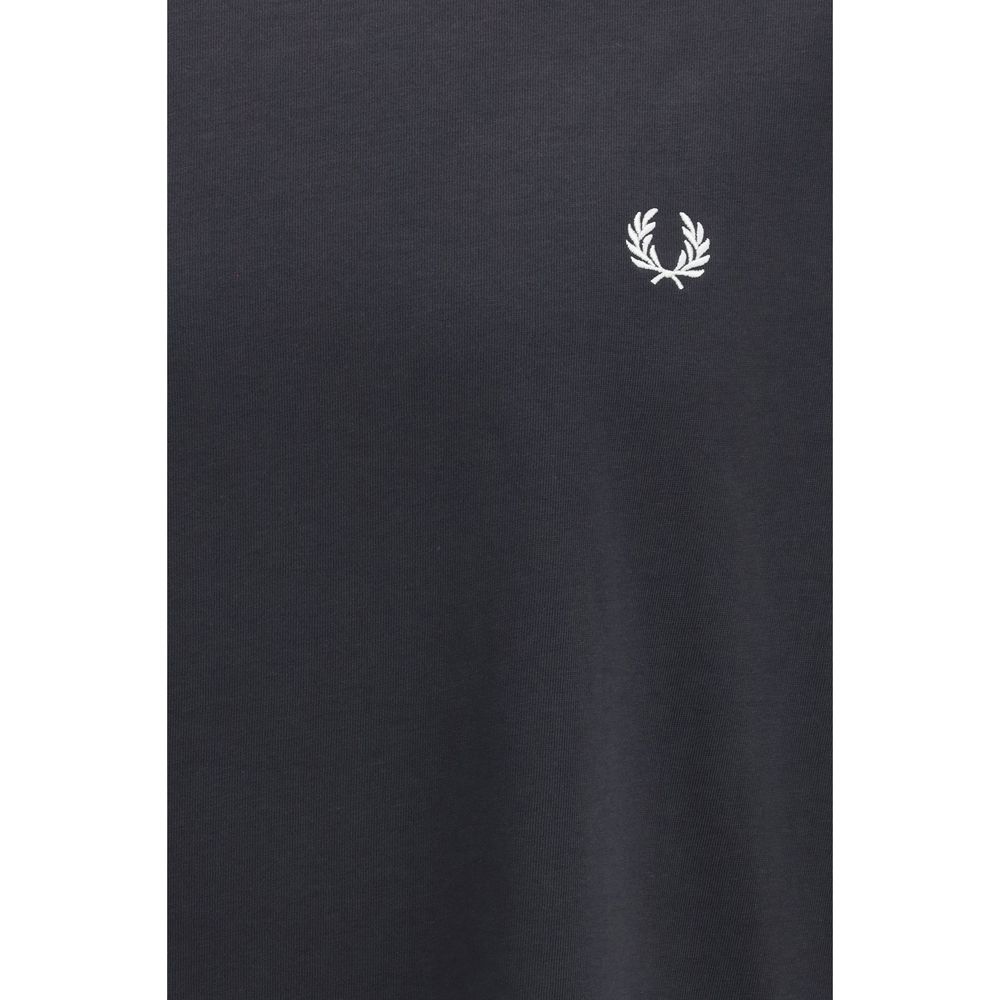 Fred Perry Black Cotton T-Shirt | Regal Royce
