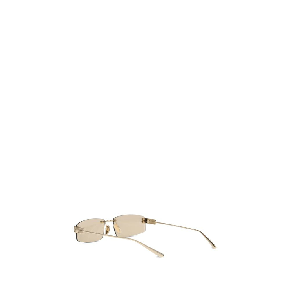 Balenciaga Beige Metal Sunglasses | Regal Royce