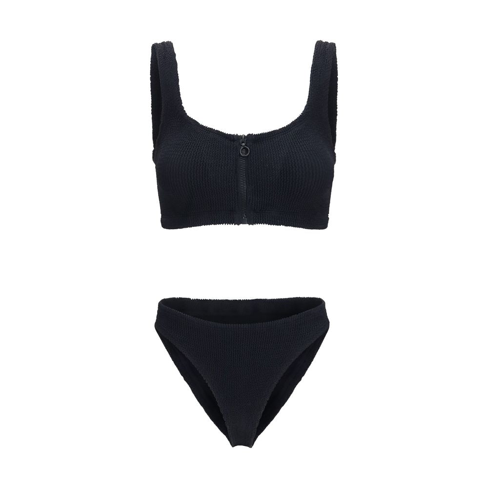 Hunza G Black Polyamide Bikini | Regal Royce