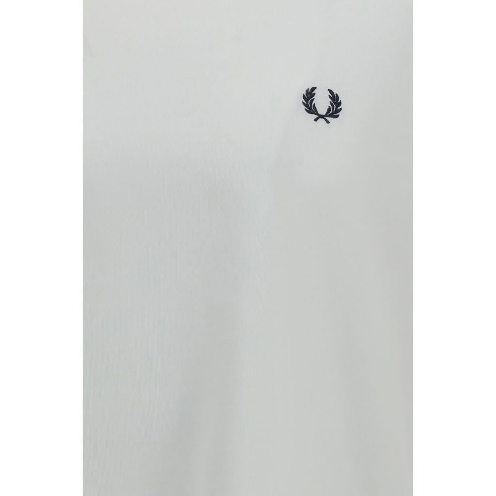Fred Perry White Cotton T-Shirt | Regal Royce
