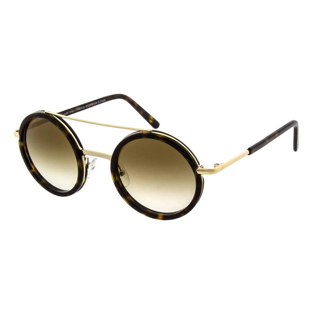 Andy Wolf Brown Metal & Plastic Glasses (Frames) | Regal Royce